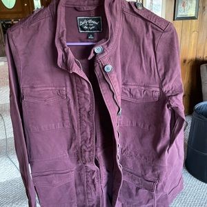 Lucky Brand Maroon Utility Jacket